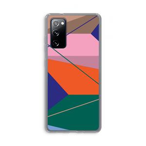 CaseCompany Gestalte 1: Samsung Galaxy S20 FE / S20 FE 5G Transparant Hoesje