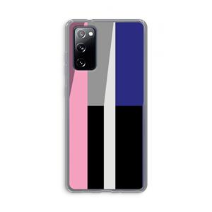 CaseCompany Gestalte 4: Samsung Galaxy S20 FE / S20 FE 5G Transparant Hoesje
