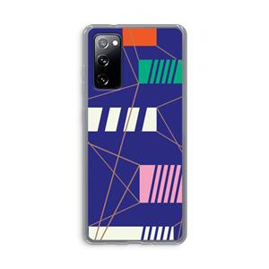CaseCompany Gestalte 5: Samsung Galaxy S20 FE / S20 FE 5G Transparant Hoesje