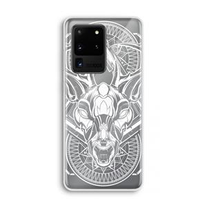 CaseCompany Oh Deer: Samsung Galaxy S20 Ultra Transparant Hoesje