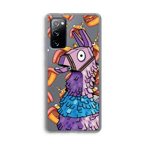 CaseCompany Loot Burger: Samsung Galaxy S20 FE / S20 FE 5G Transparant Hoesje