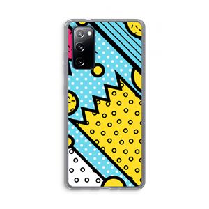CaseCompany Pop Art #1: Samsung Galaxy S20 FE / S20 FE 5G Transparant Hoesje