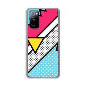 CaseCompany Pop Art #3: Samsung Galaxy S20 FE / S20 FE 5G Transparant Hoesje