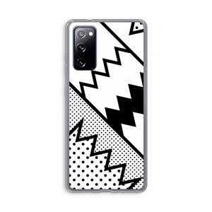 CaseCompany Pop Art #5: Samsung Galaxy S20 FE / S20 FE 5G Transparant Hoesje