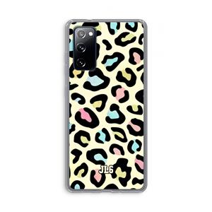 CaseCompany Leopard pattern: Samsung Galaxy S20 FE / S20 FE 5G Transparant Hoesje