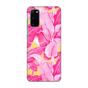 CaseCompany Pink Banana: Volledig geprint Samsung Galaxy S20 Hoesje