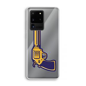CaseCompany Pew Pew Pew: Samsung Galaxy S20 Ultra Transparant Hoesje