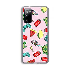 CaseCompany Things Jamie Loves: Samsung Galaxy S20 FE / S20 FE 5G Transparant Hoesje