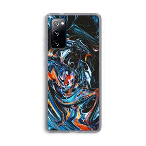 CaseCompany Black Unicorn: Samsung Galaxy S20 FE / S20 FE 5G Transparant Hoesje