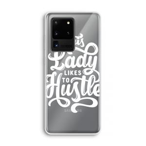 CaseCompany Hustle Lady: Samsung Galaxy S20 Ultra Transparant Hoesje