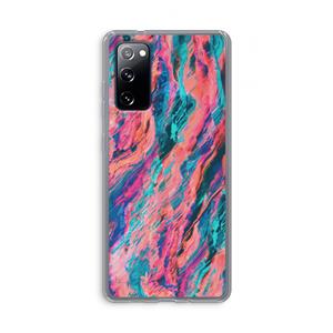 CaseCompany Electric Times: Samsung Galaxy S20 FE / S20 FE 5G Transparant Hoesje