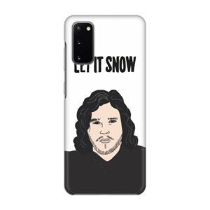 CaseCompany Let It Snow: Volledig geprint Samsung Galaxy S20 Hoesje