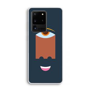 CaseCompany Mono M: Samsung Galaxy S20 Ultra Transparant Hoesje