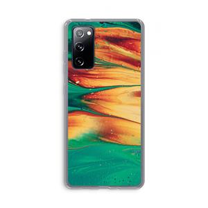 CaseCompany Green Inferno: Samsung Galaxy S20 FE / S20 FE 5G Transparant Hoesje