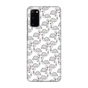 CaseCompany Zwanen: Volledig geprint Samsung Galaxy S20 Hoesje