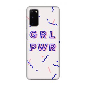 CaseCompany GRL PWR: Volledig geprint Samsung Galaxy S20 Hoesje