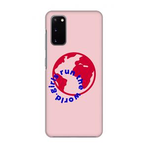 CaseCompany Run The World: Volledig geprint Samsung Galaxy S20 Hoesje