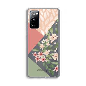 CaseCompany Sweet heaven geometrics: Samsung Galaxy S20 FE / S20 FE 5G Transparant Hoesje