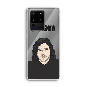 CaseCompany Let It Snow: Samsung Galaxy S20 Ultra Transparant Hoesje