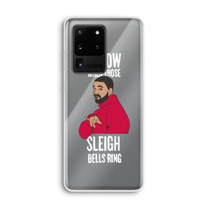 CaseCompany Sleigh Bells Ring: Samsung Galaxy S20 Ultra Transparant Hoesje