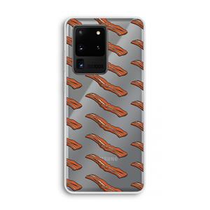 CaseCompany Bacon to my eggs #2: Samsung Galaxy S20 Ultra Transparant Hoesje