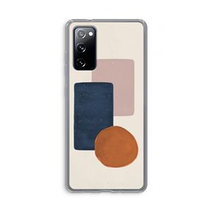 CaseCompany Geo #3: Samsung Galaxy S20 FE / S20 FE 5G Transparant Hoesje