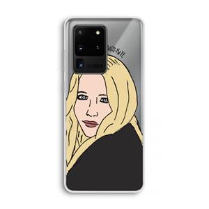 CaseCompany Mary Kate: Samsung Galaxy S20 Ultra Transparant Hoesje