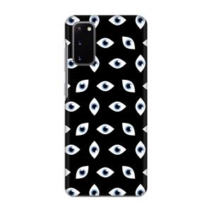 CaseCompany Eyes pattern: Volledig geprint Samsung Galaxy S20 Hoesje