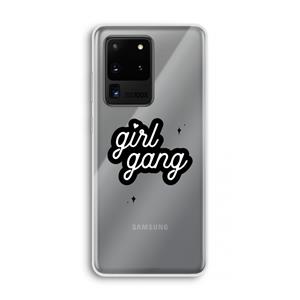 CaseCompany Girl Gang: Samsung Galaxy S20 Ultra Transparant Hoesje