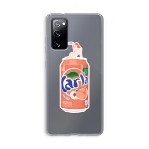 CaseCompany S(peach)less: Samsung Galaxy S20 FE / S20 FE 5G Transparant Hoesje