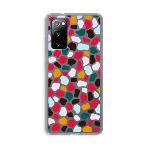 CaseCompany Colored Giraffe: Samsung Galaxy S20 FE / S20 FE 5G Transparant Hoesje