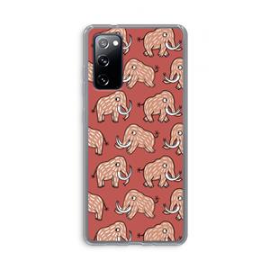CaseCompany Mammoet: Samsung Galaxy S20 FE / S20 FE 5G Transparant Hoesje