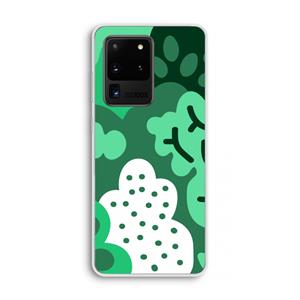 CaseCompany Bushes: Samsung Galaxy S20 Ultra Transparant Hoesje
