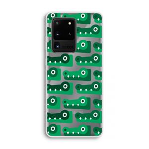 CaseCompany Crocs: Samsung Galaxy S20 Ultra Transparant Hoesje