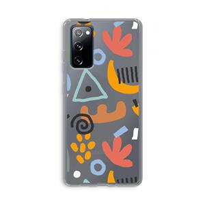 CaseCompany Abstract: Samsung Galaxy S20 FE / S20 FE 5G Transparant Hoesje