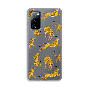 CaseCompany Luipaard: Samsung Galaxy S20 FE / S20 FE 5G Transparant Hoesje