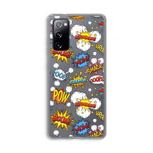 CaseCompany Pow Smack: Samsung Galaxy S20 FE / S20 FE 5G Transparant Hoesje