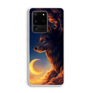 CaseCompany Night Guardian: Samsung Galaxy S20 Ultra Transparant Hoesje