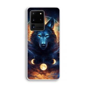 CaseCompany Wolf Dreamcatcher: Samsung Galaxy S20 Ultra Transparant Hoesje