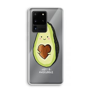 CaseCompany Avocuddle: Samsung Galaxy S20 Ultra Transparant Hoesje