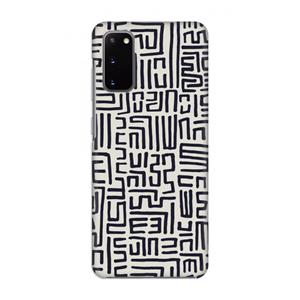 CaseCompany Moroccan Print: Volledig geprint Samsung Galaxy S20 Hoesje