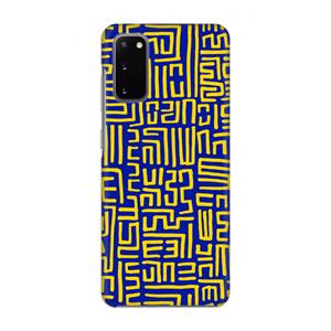 CaseCompany Majorelle Blue Print: Volledig geprint Samsung Galaxy S20 Hoesje