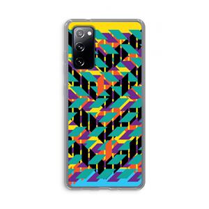 CaseCompany Skew Bee 1: Samsung Galaxy S20 FE / S20 FE 5G Transparant Hoesje