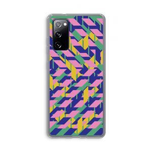 CaseCompany Skew Blush 1: Samsung Galaxy S20 FE / S20 FE 5G Transparant Hoesje