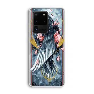 CaseCompany Golden Raven: Samsung Galaxy S20 Ultra Transparant Hoesje