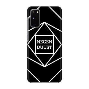 CaseCompany Negenduust geometrisch: Volledig geprint Samsung Galaxy S20 Hoesje