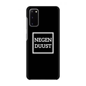 CaseCompany Negenduust black: Volledig geprint Samsung Galaxy S20 Hoesje