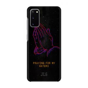 CaseCompany Praying For My Haters: Volledig geprint Samsung Galaxy S20 Hoesje