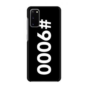 CaseCompany 9000: Volledig geprint Samsung Galaxy S20 Hoesje