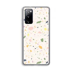 CaseCompany Terrazzo N°21: Samsung Galaxy S20 FE / S20 FE 5G Transparant Hoesje